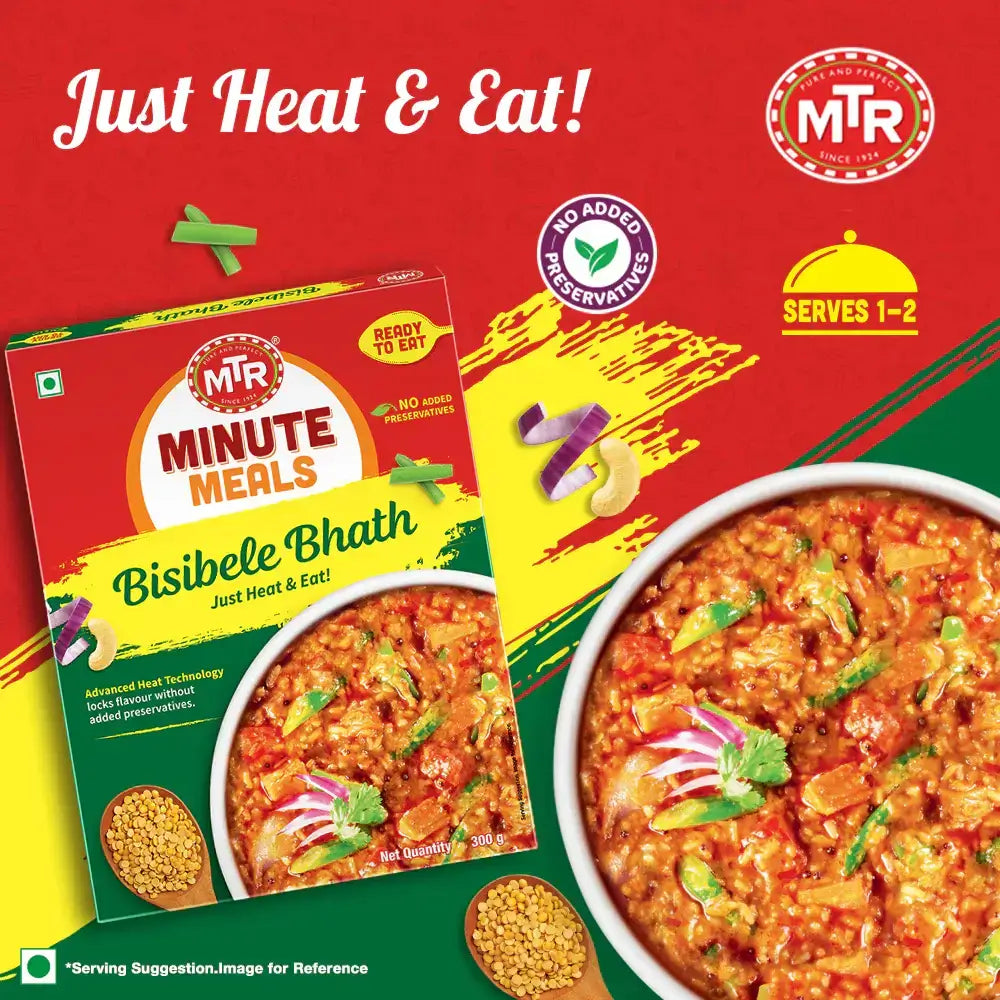 MTR Bisibele Bhath - Just Heat Eat and Repeat