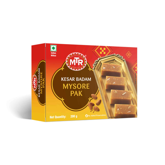 Kesar Badam Mysore Pak