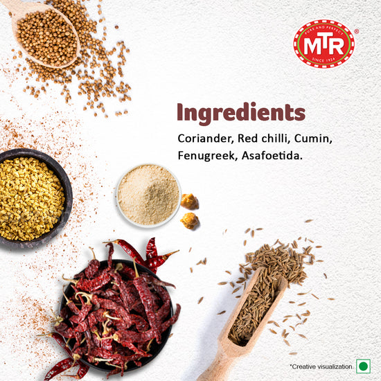 Ingredients List of MTR Rasam Masala Powder