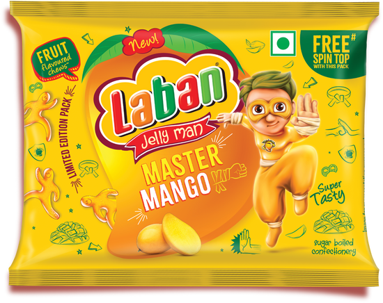 Laban Master Mango Flavour with free Spintop 19.5 g