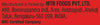 Manufacturing details for MTR Bisi Bele Bath masala