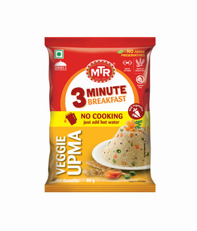 MTR 3 Minute Vegetable Upma Pouch 60g